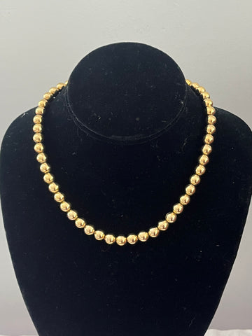 Park Lane Gold Beaded Necklace