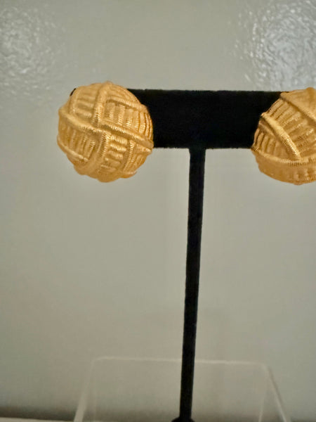 Givenchy Matte Gold Post Earrings