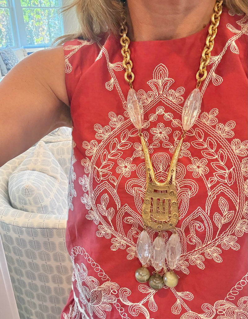 French Lucite Necklace