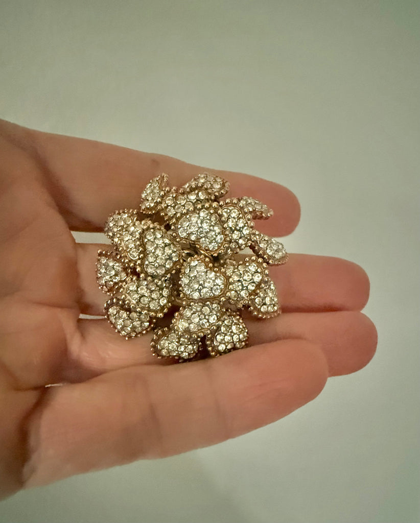 Ciner Pavé Rhinestone Brooch