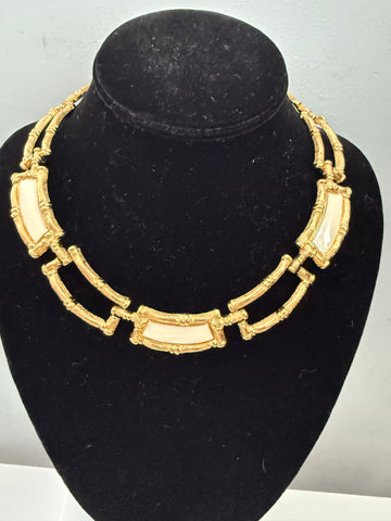 Monet Bamboo Choker Necklace