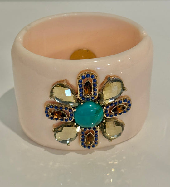 Kenneth Lane Flower Bracelet