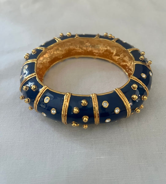 JBK Blue Enamel Bracelet