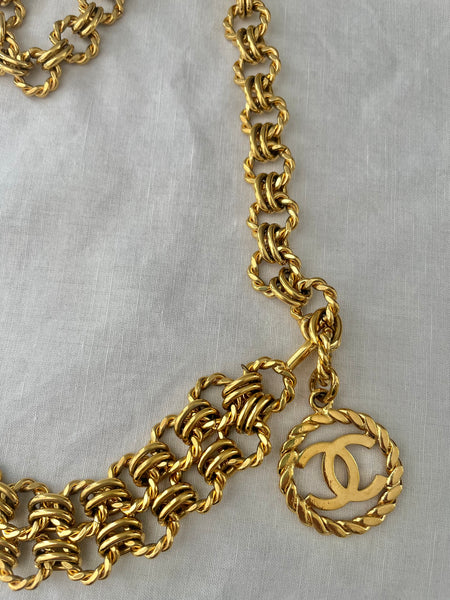 Chanel Logo Belt