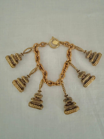 Chanel Pagoda Charm Bracelet