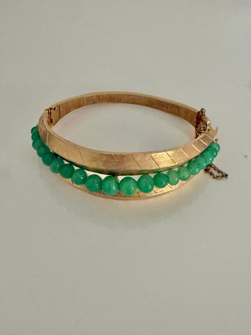 Green Beaded Bracelet
