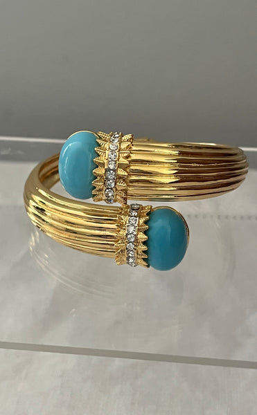 Turquoise Bypass Bracelet