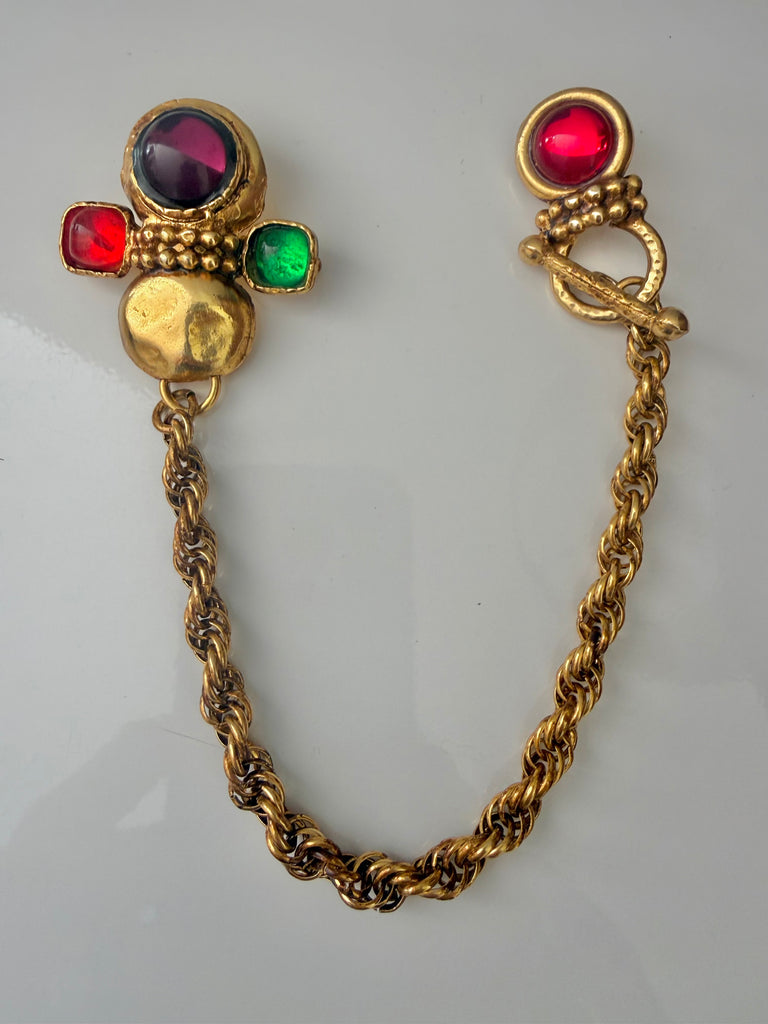 Reserved: Double Brooch