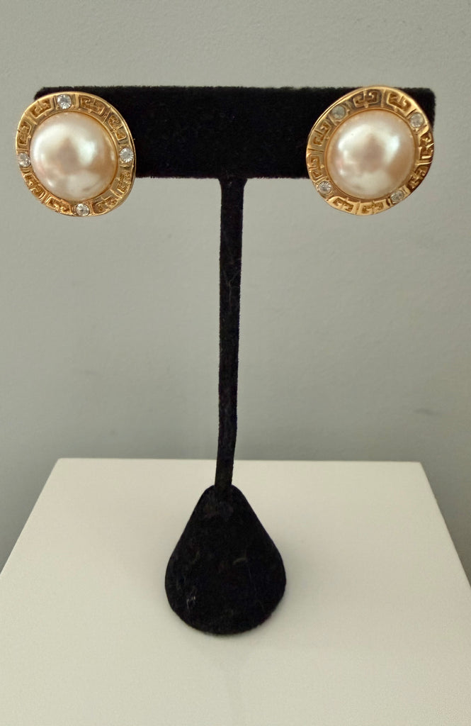 Givenchy Pearl Post Earrings