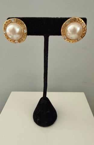 Givenchy Pearl Post Earrings
