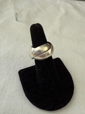 Sterling Silver Rolo Ring Size 6