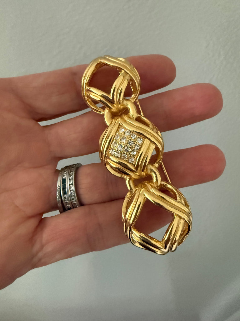 Christian Dior Bar Brooch