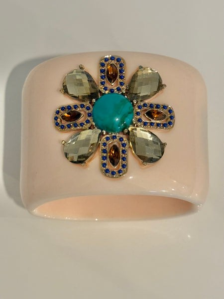 Kenneth Lane Flower Bracelet