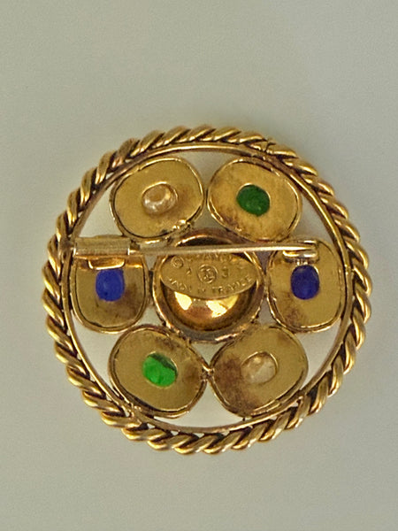 Chanel Gripoix Brooch