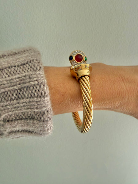 Cabochon Cable Bracelet