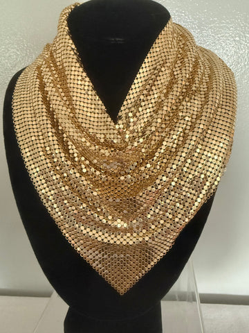 Mesh Bib Necklace