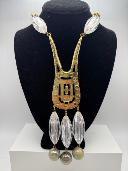French Lucite Necklace