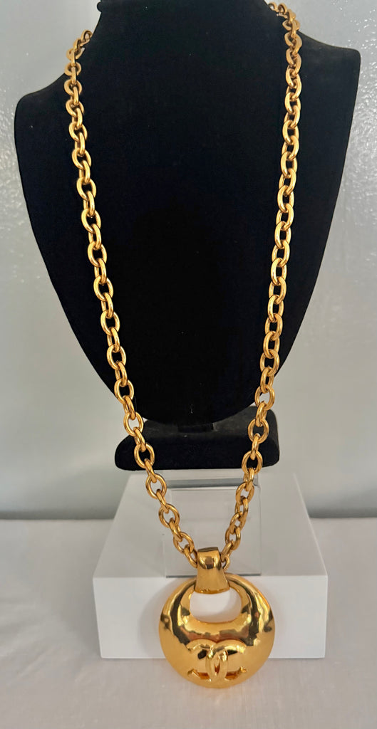 Chanel Large Door Knocker Pendant Necklace