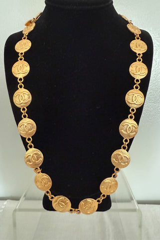 Chanel Logo Link Necklace