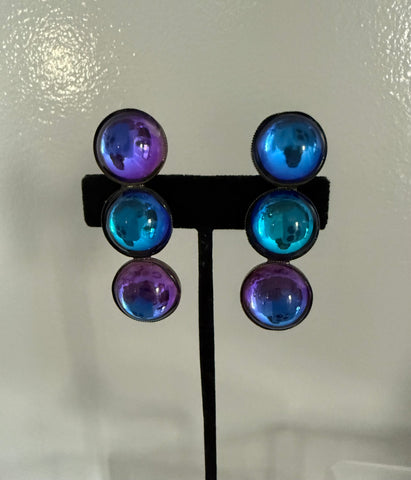 YSL Unsigned Clip On Earrings