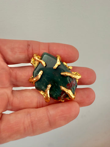 Polished Rock Brooch