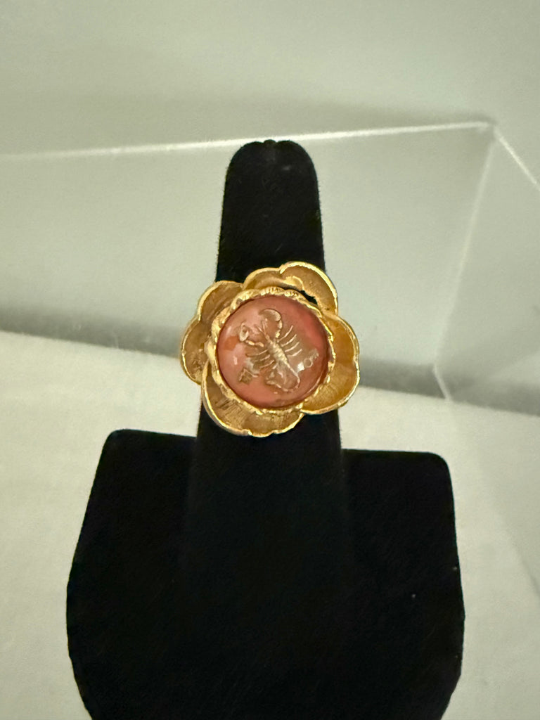 Scorpio Adjustable Zodiac Ring