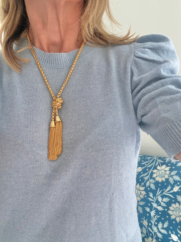 Reserved: Givenchy Tassel Necklace