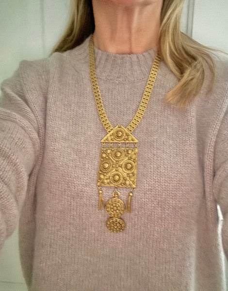 Goldette Etruscan Necklace