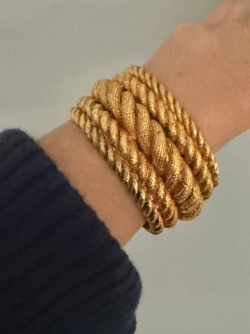 Chanel Byzantine Rope Cuff Bracelet