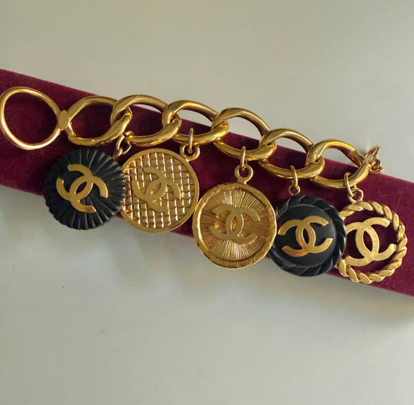 Iconic Chanel Charm Bracelet