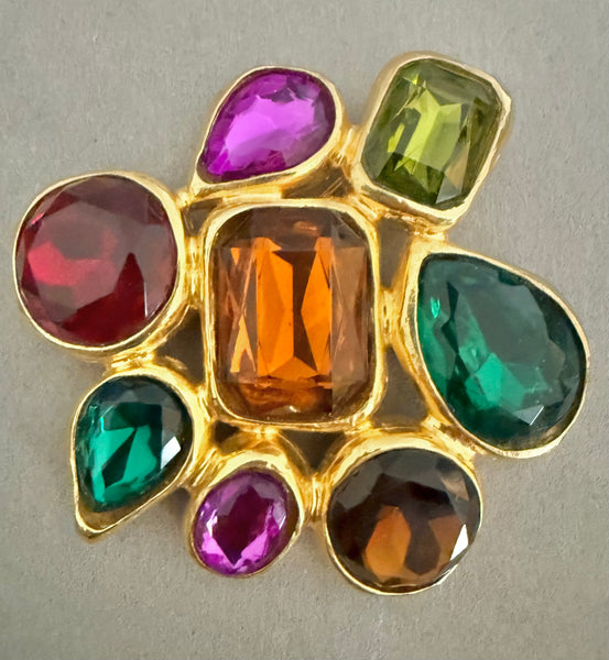 RJ Graziano Large Glass Brooch