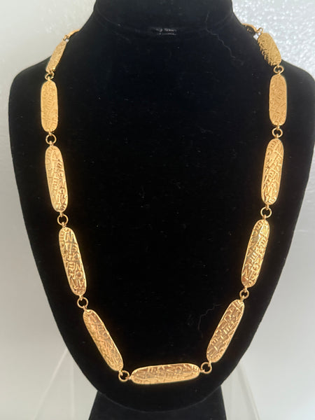 Chanel Logo Link Necklace