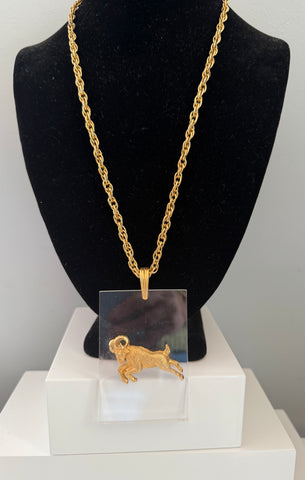 Lucite Aries Pendant