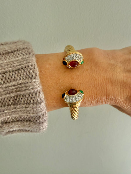 Cabochon Cable Bracelet