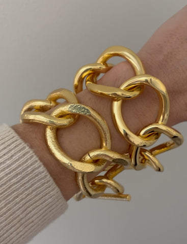 Shiny Gold Link Bracelet
