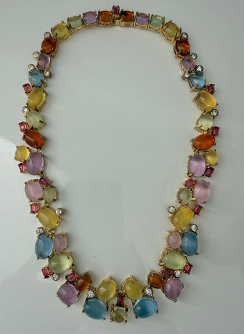 Colorful Cabochon Necklace