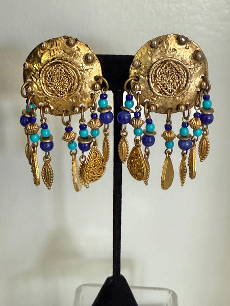 Reserved: Blue & Turquoise Earrings