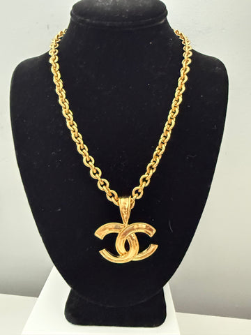 Chanel Logo Necklace