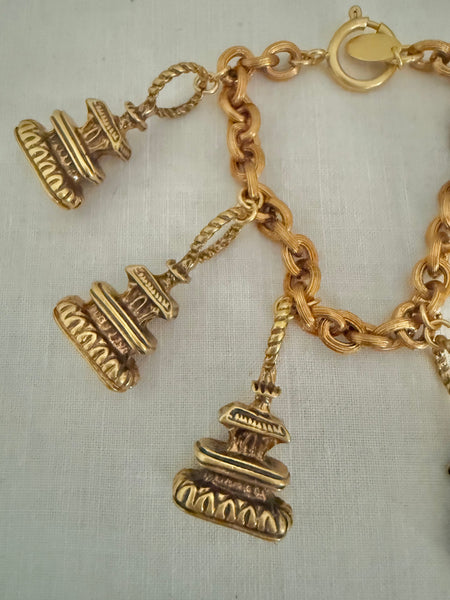 Chanel Pagoda Charm Bracelet