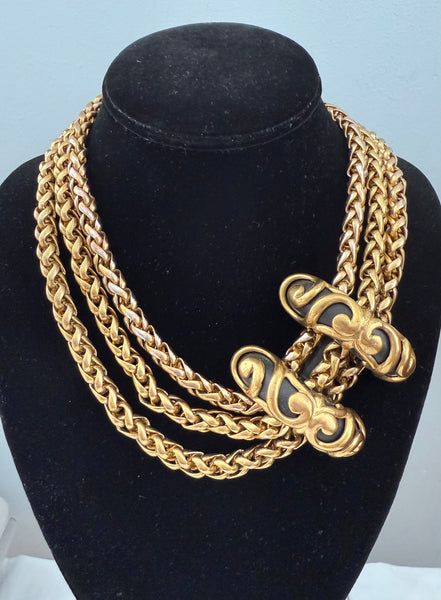 Dominique Aurientis Wooden Slide Necklace