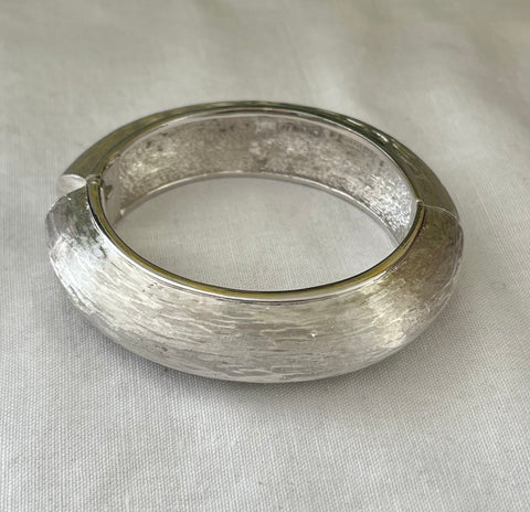 D’Orlan Silver Plated Clamper Bracelet