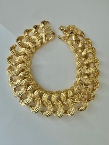 Gold Plated Link Bracelet
