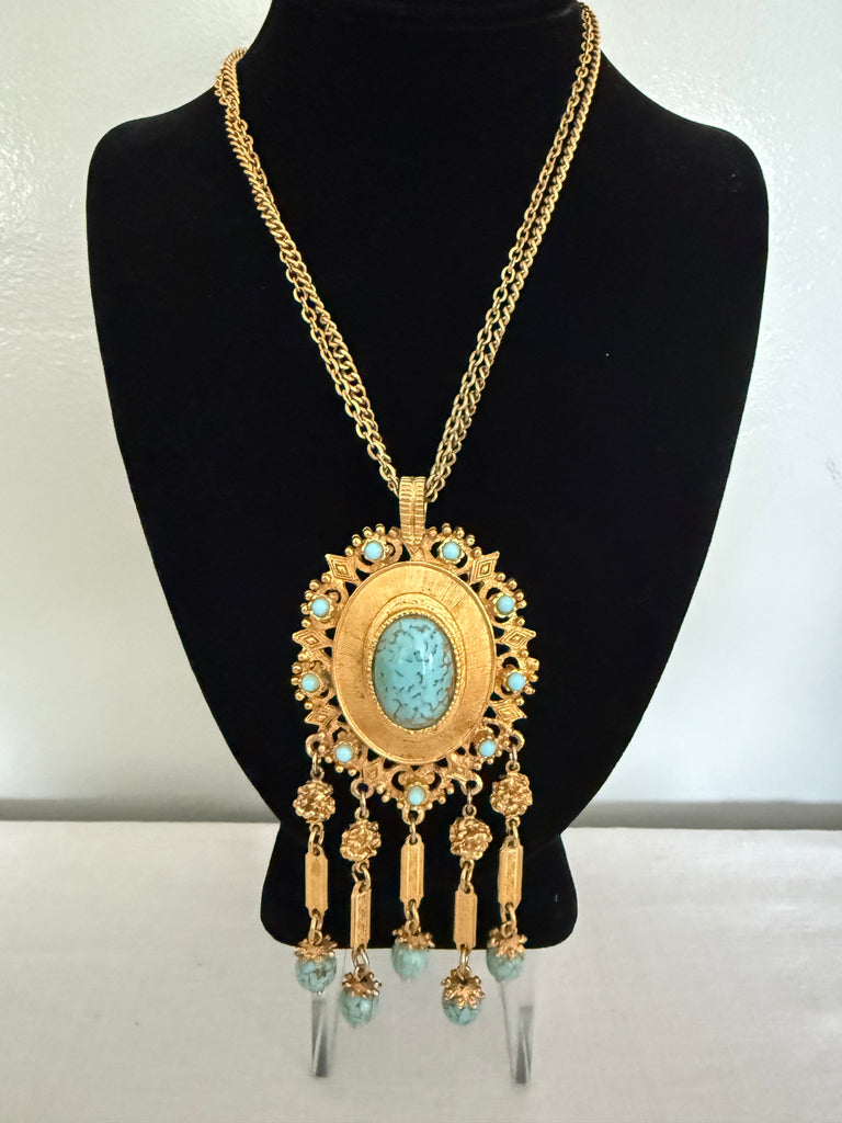 Turquoise Pendant Necklace