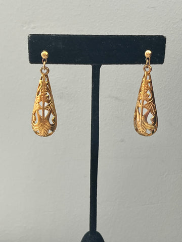 Etruscan Dangle Post Earrings