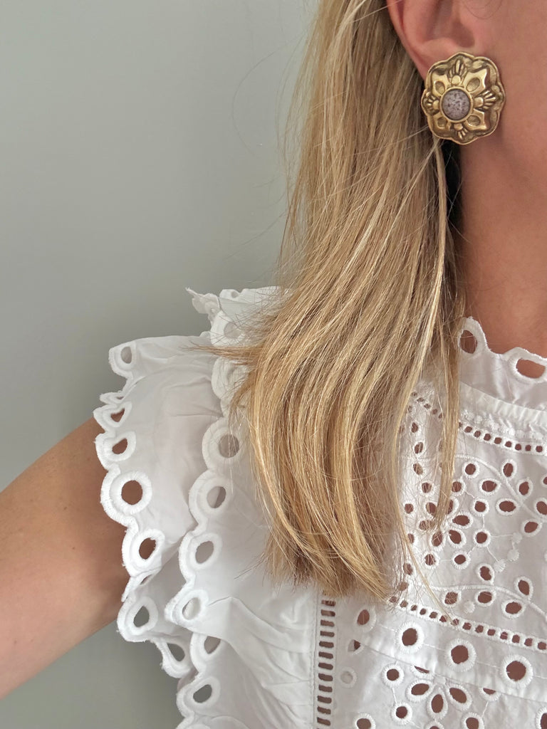 French Clip On Earrings