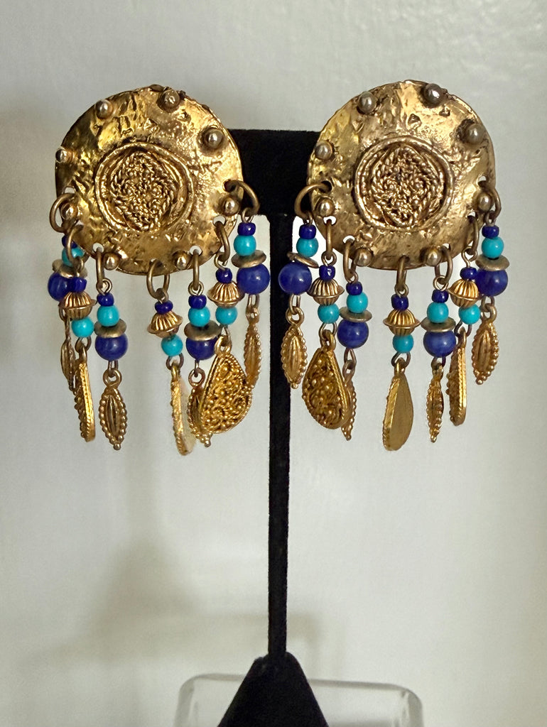 Reserved: Blue & Turquoise Earrings