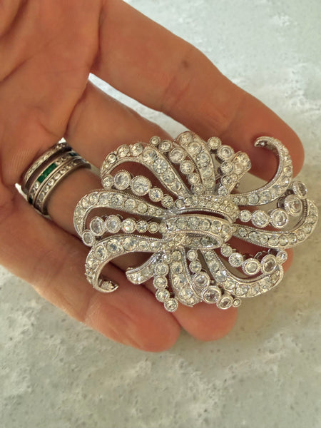 Rhinestone Brooch