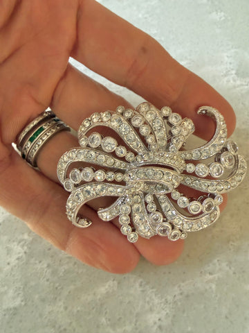 Rhinestone Brooch