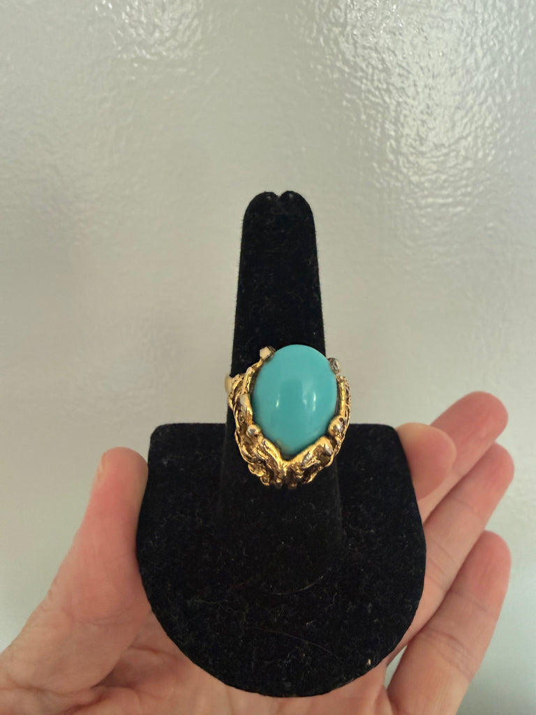 Custom Listing: Turquoise Necklace & Ring