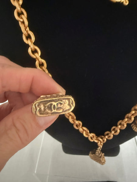 Chanel Double Pagoda Charm Bracelet